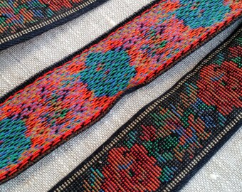 Tapestry Style Vintage Trim, Floral Trim, Upholstery Trim, Sewing Trim, Vintage Ribbon, Vintage Tapestry Trim