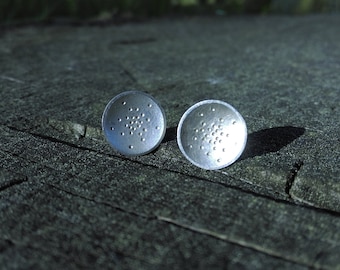 Point Point Point... Silver Earrings