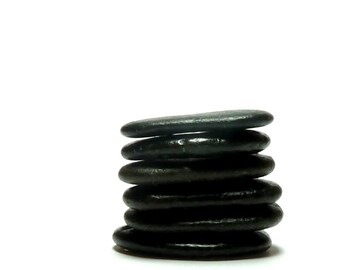 Beach Stones CAPTAIN Pebbles Genuine Drilled River Rock Charms Jewelry Organic Nature Finds Authentic Long Oval Stones DIY Beads
