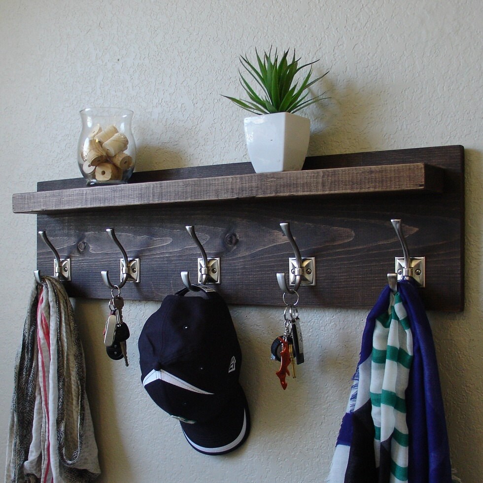 Barcroft Coat Rack with Floating Shelf