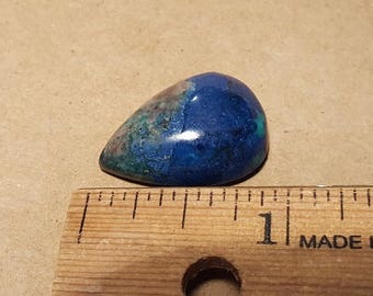 Beautiful Polished Ajoite Shattuckite Cabochon