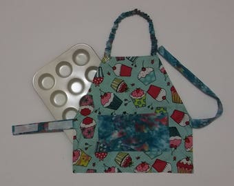 Cupcake Child's Apron, 12-24 mo.