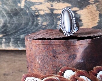 Avant Garde Sterling Silver Ring Vintage