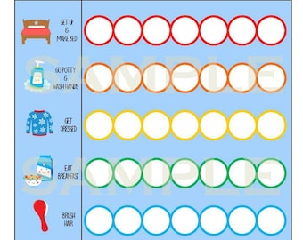 daily routine chart