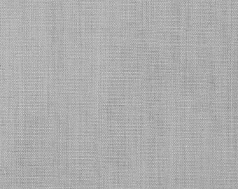 45" Silver Broadcloth Fabric - By The Yard