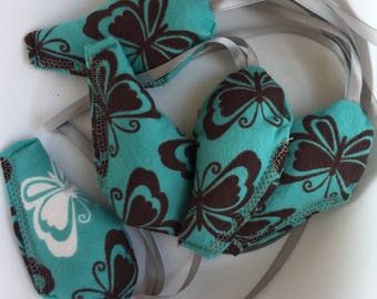 Organic Catnip Mouse Cat Toy - Blue Butterfly