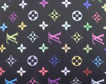 lv print fabric Louis vuitton fabric | Etsy