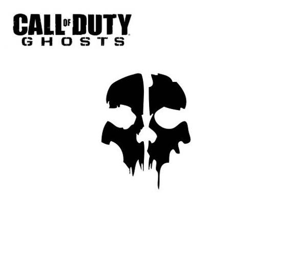 Call Of Duty Ghosts Logo Stencil