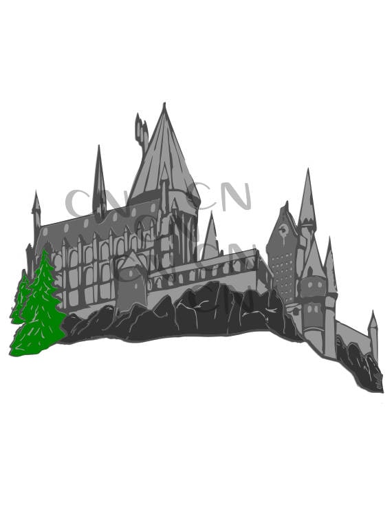 Harry Potter Hogwarts Castle SVG