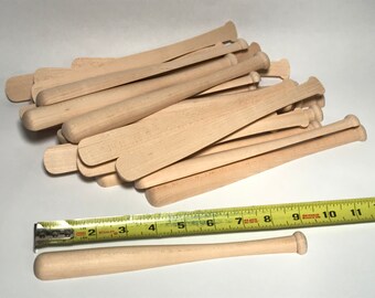 9" Mini Baseball Bat Half