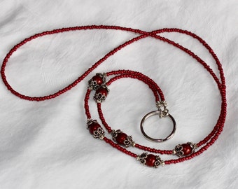 Beaded ID Badge Lanyard