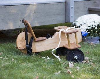 Plans - Kid's Wooden Airplane Ride On / Rocker Toy Plans