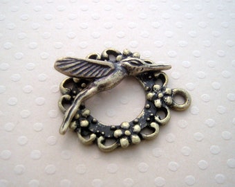 Bronze clasp T bird 30x25mm - FB 0436