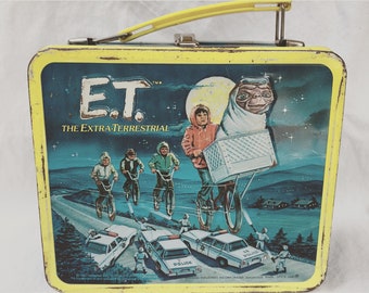 E.T. Metal Lunchbox Vintage and Collectible