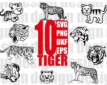 TIGER SVG, tiger head svg, fierce tiger, tiger silhouette, tigers svg, wildlife clipart, stencil, vinyl cut files, iron on files, silhouette