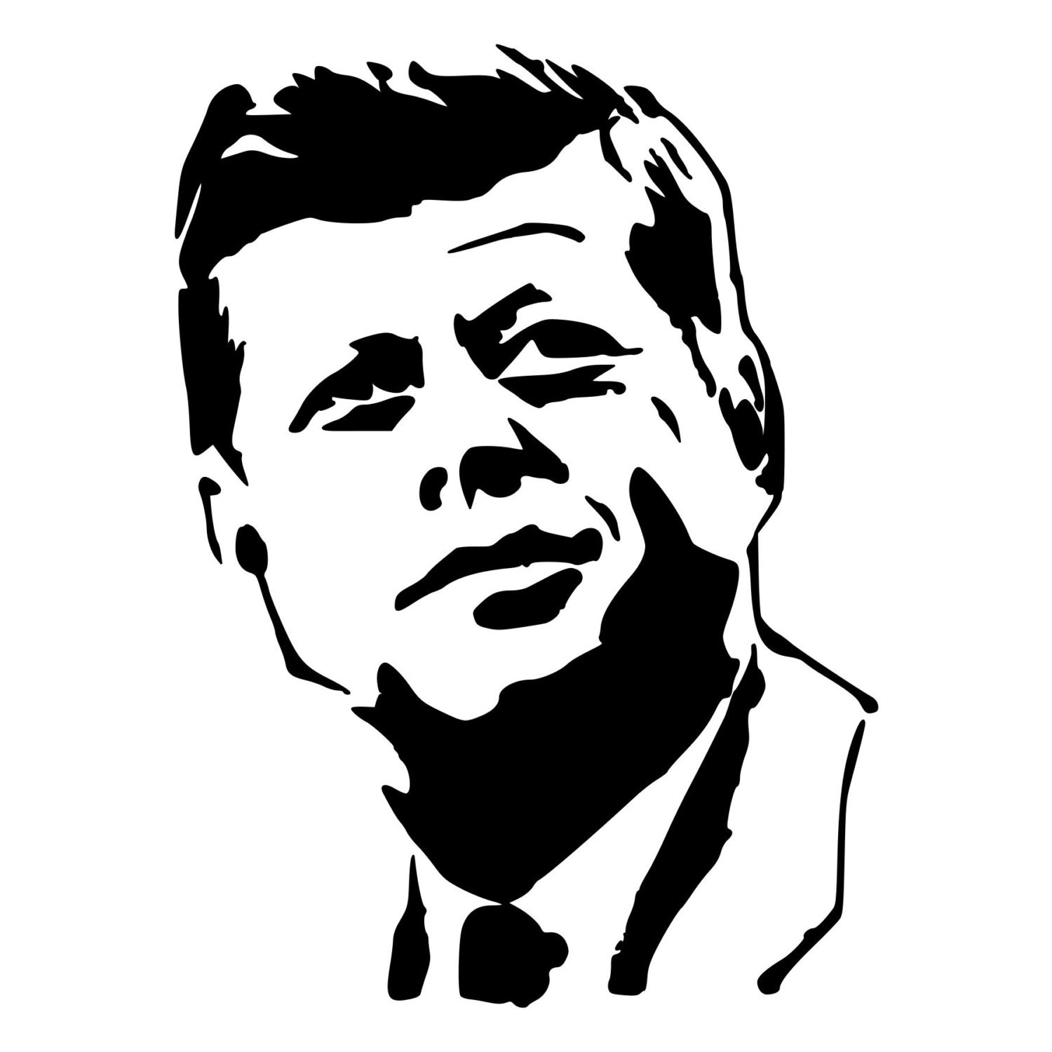 John F Kennedy Die Cut Decal Car Window Wall Bumper Phone 2850