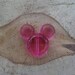 Pearl Pink acrylic Mickey head