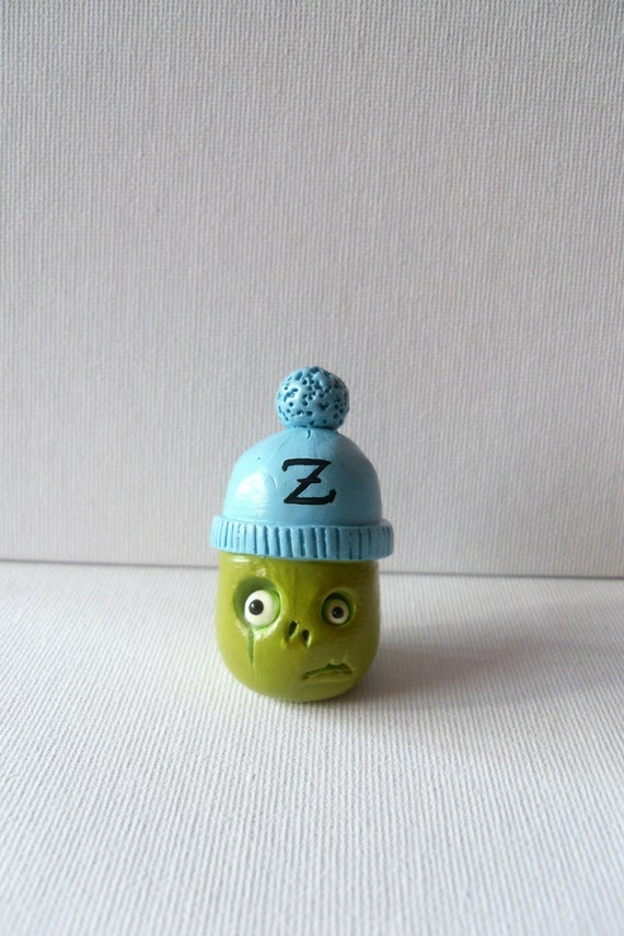 Polymer Clay Zombie Clay Sculpture Zombie Figurine