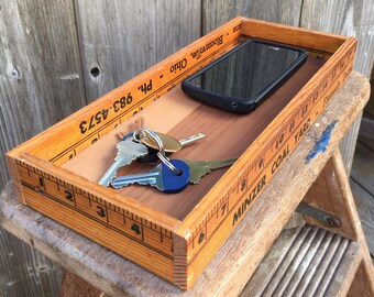 Large Oblong Yardstick Tray with Cedarwood Bottom