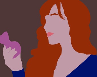 Rowena - Supernatural - Postcard