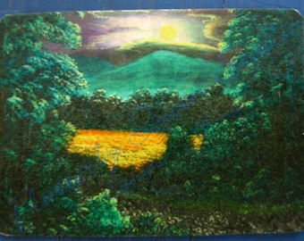Back Porch View ACEO mini print limited special edition of 25