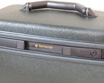 Vintage SAMSONITE Train Case Luggage - Samsonite Hard shell Make up Case - Travel - Samsonite Excel