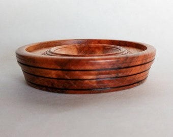 Supported Spindle Bowl (Prairie Collection) in Birdpeck Maple