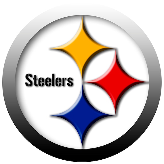 2 Pittsburgh Steelers 9x9 inch Alternate logo decals