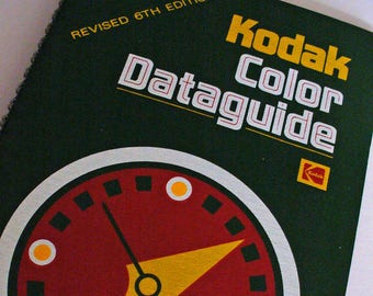 Kodak Color Dataguide Darkroom Library Film Data, Chemistry Guide