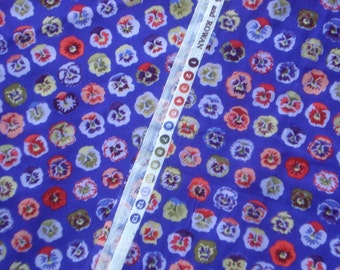 Kaffe Fassett Pansy blue purple GP 23 Rowan Fabrics Fat Quarter or more