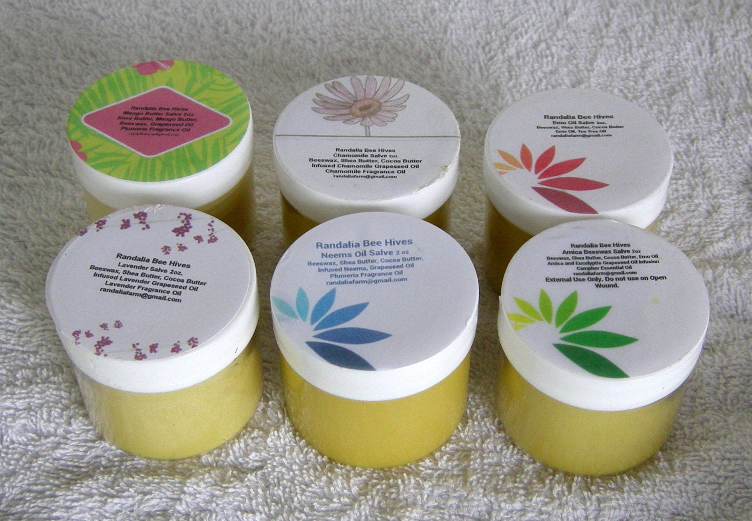 Randalia Bee Hives Beeswax Body Salve Cream