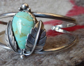 Green turquoise, SOUTHWESTERN JEWELRY, old pawn, tribal, turquoise bracelet, southwest, estate jewelry, sterling turquoise, jewelry Texas