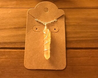 Tangerine Quartz Necklace