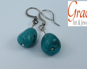 Turquoise Earring, Dangle Earring, Jewellery Earring
