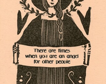 Letterpress Printed Margherita Note Card