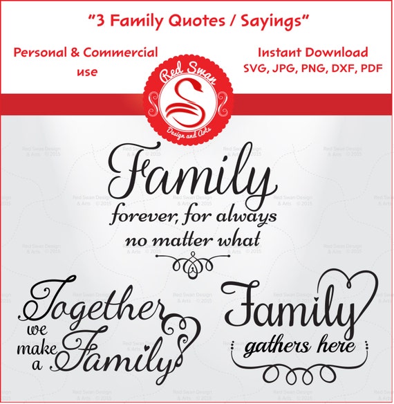 Download 3 Family SVG Sayings Set 2 Cutting File sayings svg SVG