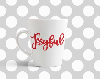Christmas svg, Joyful svg, Candy svg, joy svg, SVG, DXF, EPS, Christmas quote svg, cut file, santa svg, merry and blessed, shortsandlemons