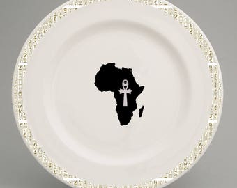 Ancient Egyptian inspired dinner plate