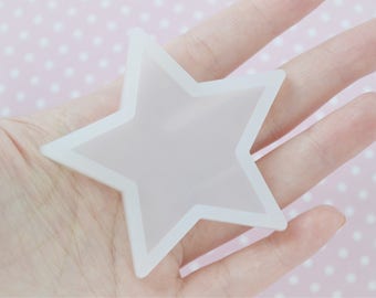 58mm BIG Star Kawaii Flatback Silicone Resin Mold