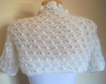 LIQUIDATION Stock 30% OFF Ready To Ship Shrug Bolero Wedding Bridal Accessories Hand Knitted Jacket Women Crochet Vest Romantic Capelet