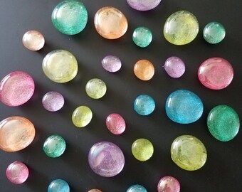 Marble Magnets- Glitter