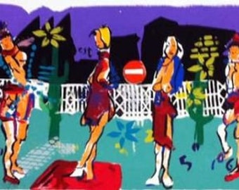 Espen Greger Hagen - Go to work - signed silkscreen