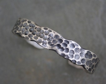 Textured Sterling Cuff