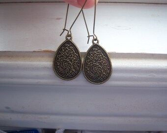 Teardrop Earrings - Wedding Day Earrings - Drop Earrings