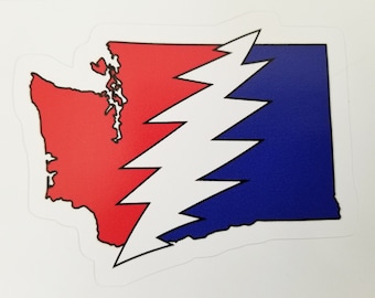Washington State Deadhead Sticker