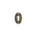 Vintage Keyhole Escutcheons, Furniture Escutcheons, Brass Hardware, Furniture Hardware, French Escutcheon, Mediterranean B97