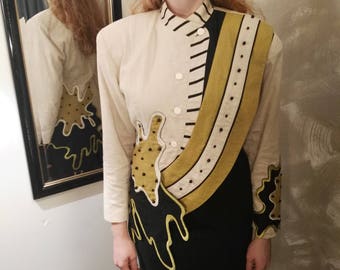 Japanese avant garde Korii Joko jacket ' 80