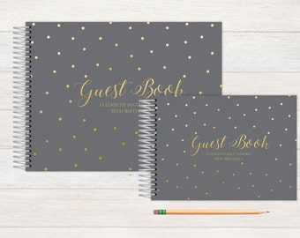 birthday guest book birthday guestbook birthday custom