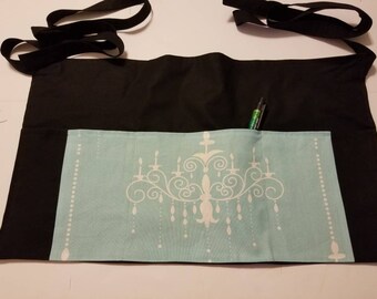Chandelier Waitress/Server/Vendor/Half/Waist/Waiter/Teacher/3 Pocket Apron