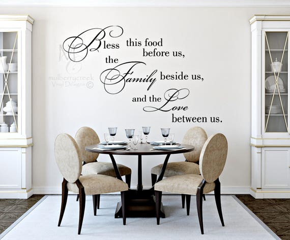 bless this kitchen wall decal
